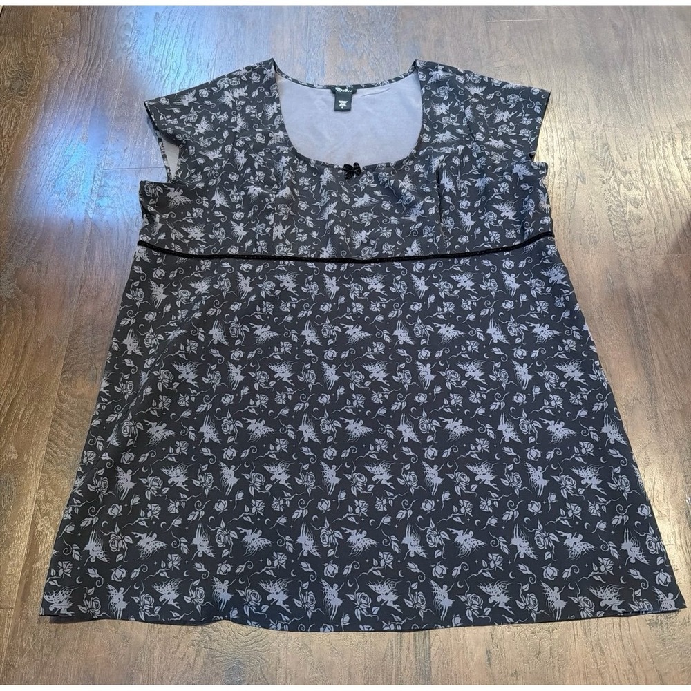 Thorn Fable Fairies‎ Roses Mini Dress Plus Size 5 Empire Waist